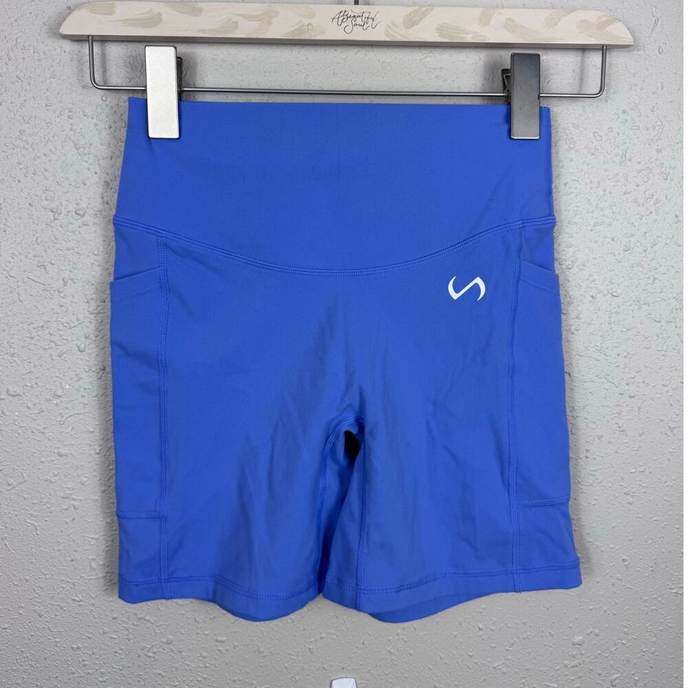 TLF Womens Size Medium Blue Biker Shorts